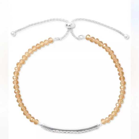 Lucky Brand Two-Tone Crystal,Bead & Gemstone 3-Pc. Bracelet&Stud Earring Set - Picture 5 of 5